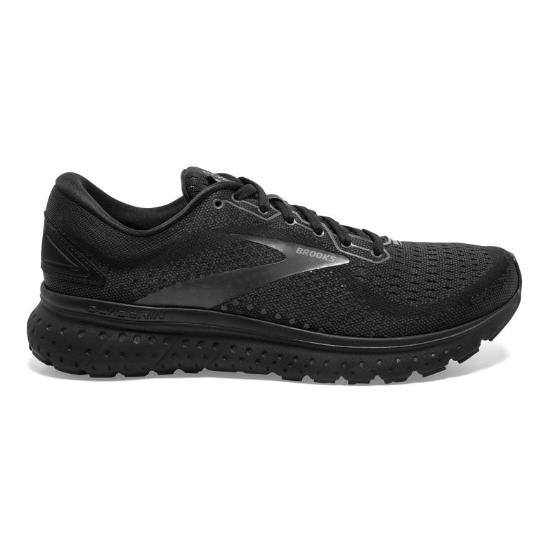 Brooks Men's Glycerin 18 Road Running Shoes - Black/Ebony/Grey/Charcoal (ECBK70915)